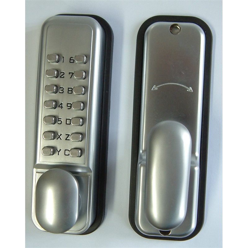 Xcel Digital Door Lock Satin Chrome Bunnings Warehouse