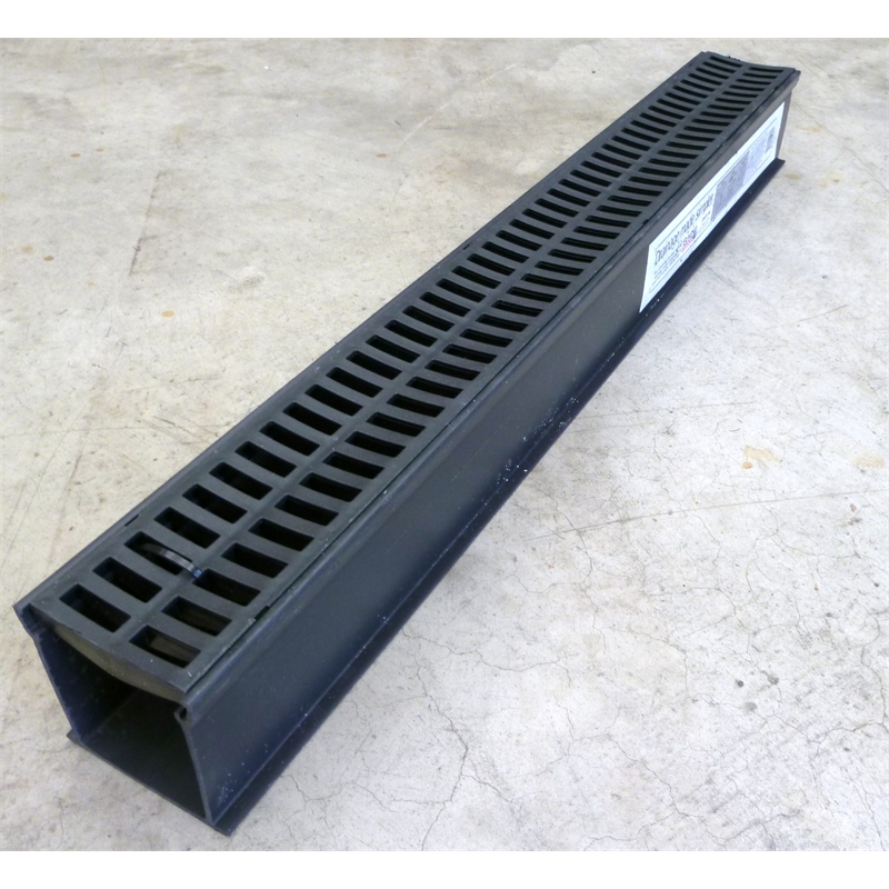 Reln Rain Drain Trade Storm Water Drainage Channel & Grate 1m SKU
