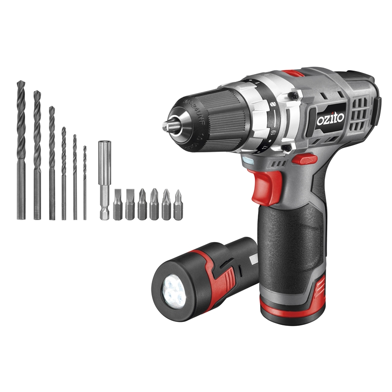 Ozito Cordless Drill Driver 12V 10mm SKU 06290449 Bunnings Warehouse