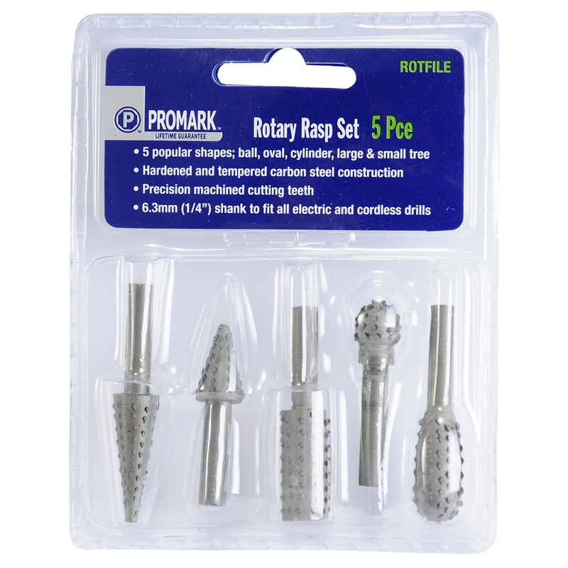 Promark Rotary Rasp Set 5pc Bunnings Warehouse