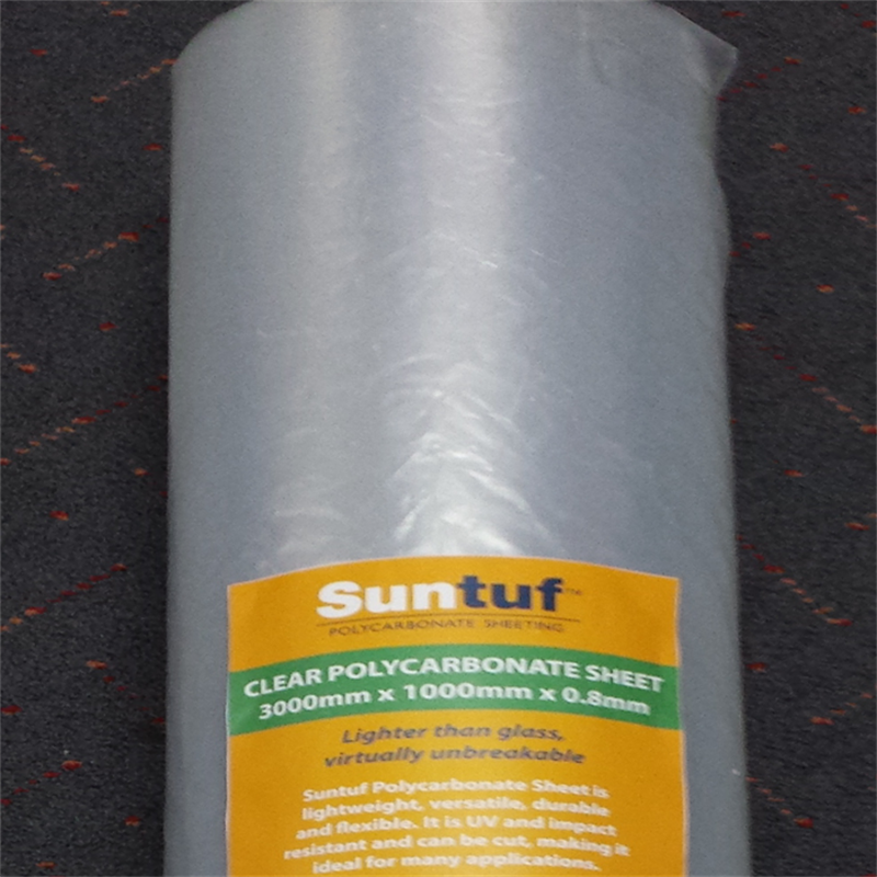 Suntuf Polycarbonate Roll 0.8mmx3m Clear Bunnings Warehouse