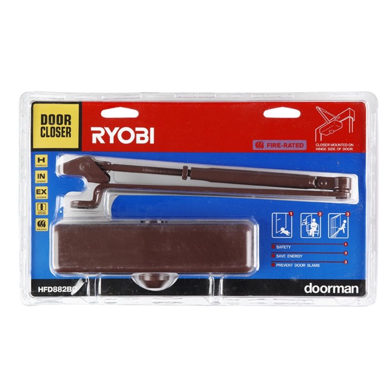 ryobi doorman door closer manual