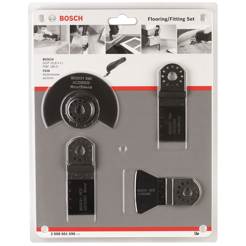 Bosch 4 Piece Multi Tool Accessories Kit Bunnings Warehouse