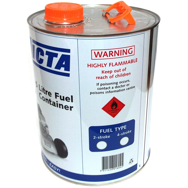 Victa Fuel Can with pourer 5L Bunnings Warehouse