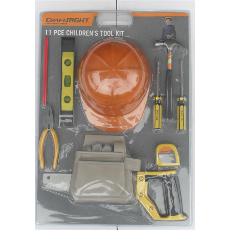 Craftright Childrens Tool Kit 11pc | Bunnings Warehouse