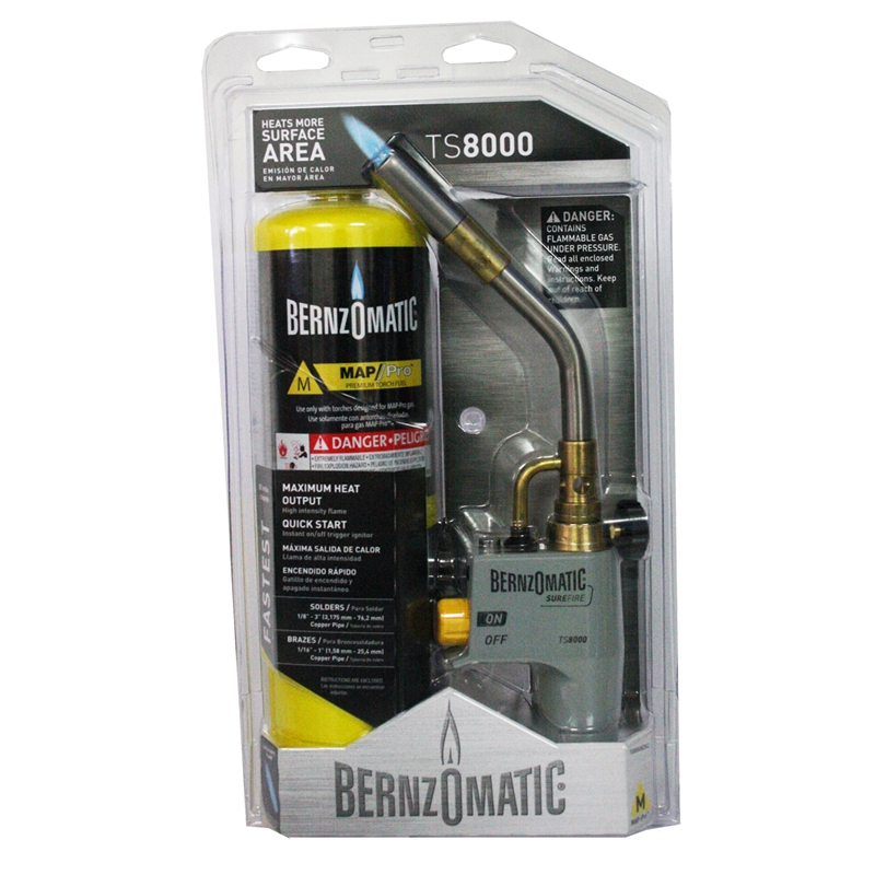 Bernzomatic High Intensity Map/Pro Torch Kit Grey | Bunnings Warehouse