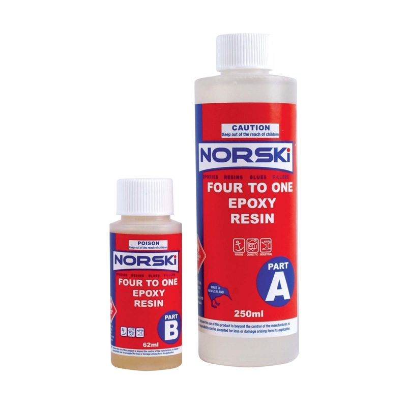Norski 312ml Sightly Amber Four To One Epoxy Resin Bunnings Warehouse
