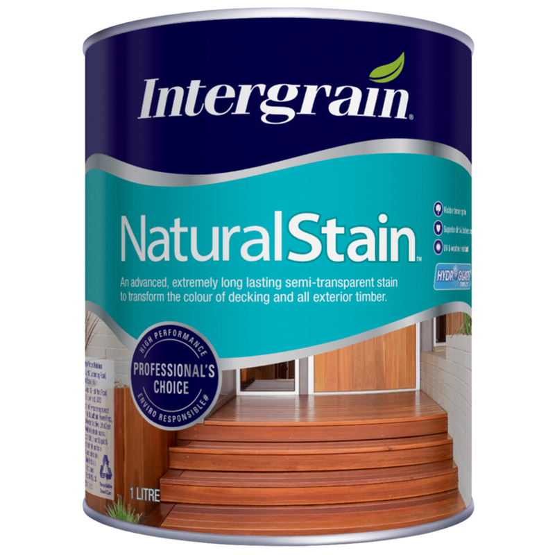 Intergrain NaturalStain 1L Dark Oak Stain Bunnings Warehouse