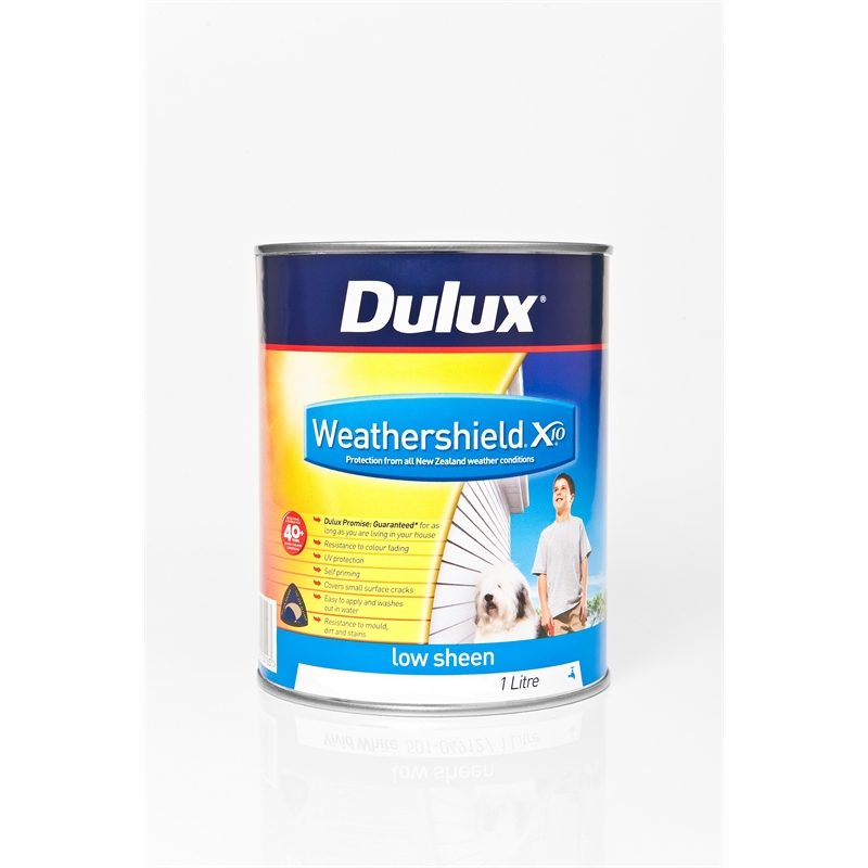  Dulux  Weathershield  X10 Low Sheen 1L Blue Base  Bunnings 