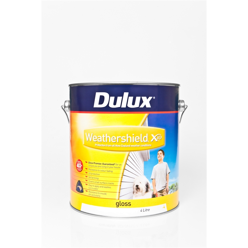  Dulux  Weathershield  X10 Gloss 4L Green Base  Bunnings 