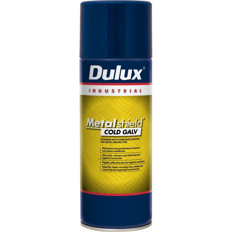 Dulux Metalshield Cold Galv Spray 400G Grey Primer Bunnings Warehouse