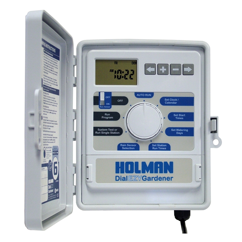 Holman Outdoor 6 Station Irrigation Controller 