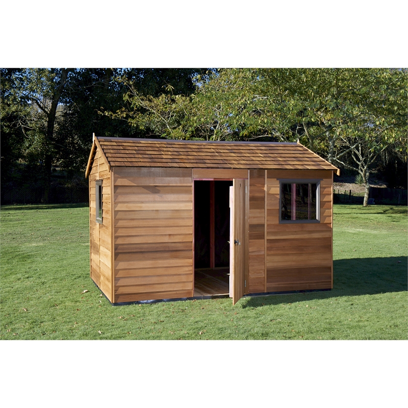 The Cedar Shed 3.6 x 2.5m Bentley Shingle Roof Bunnings 