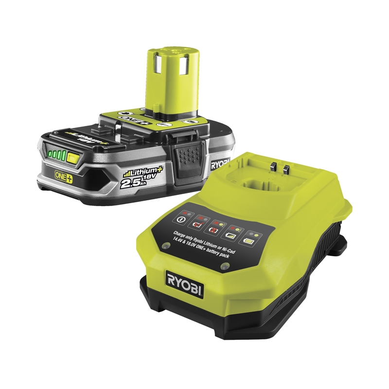 Ryobi ONE+ 18V Battery & Charger Starter Kit SKU 00295448 | Bunnings ...