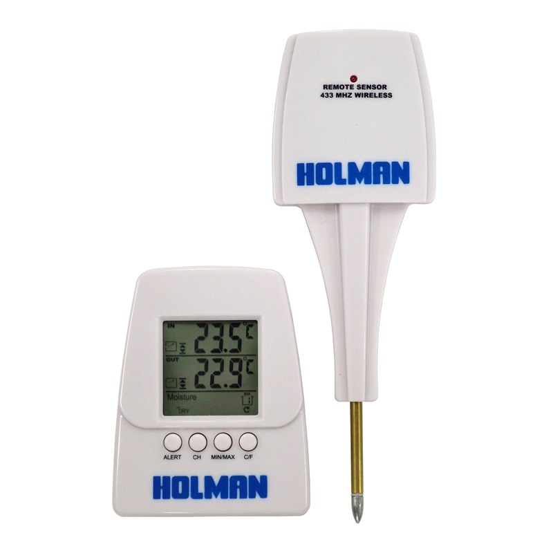 Holman Soil Moisture Monitor/Probe Wireless SKU 00300409 Bunnings