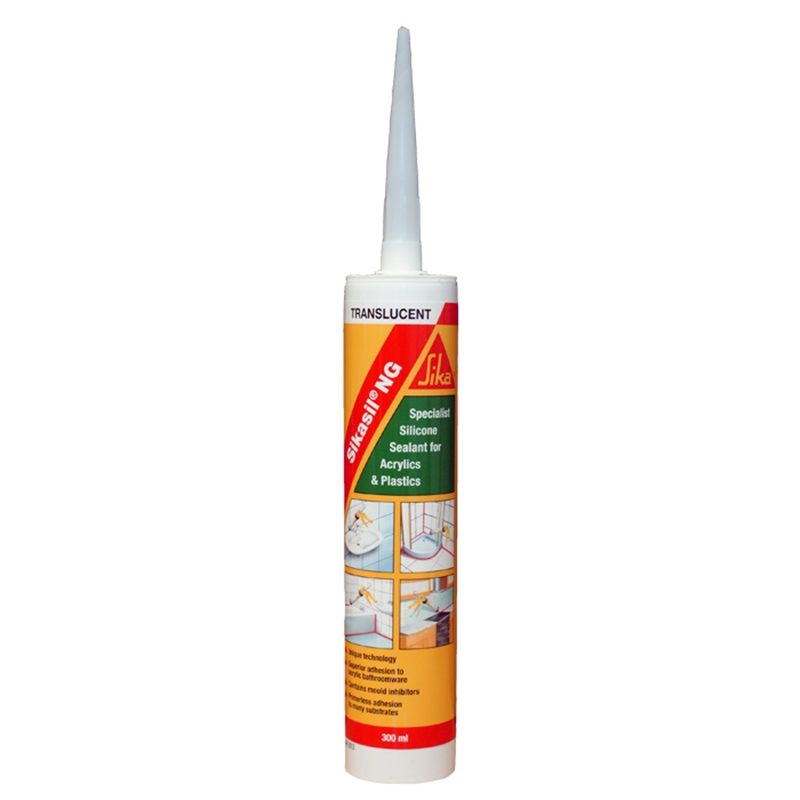 Sika Sikasil NG Specialist Silicone Sealant 300ml Translucent