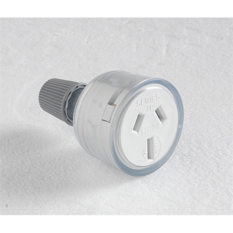 HPM 15 Amp Extension Cord Socket Clear Bunnings Warehouse