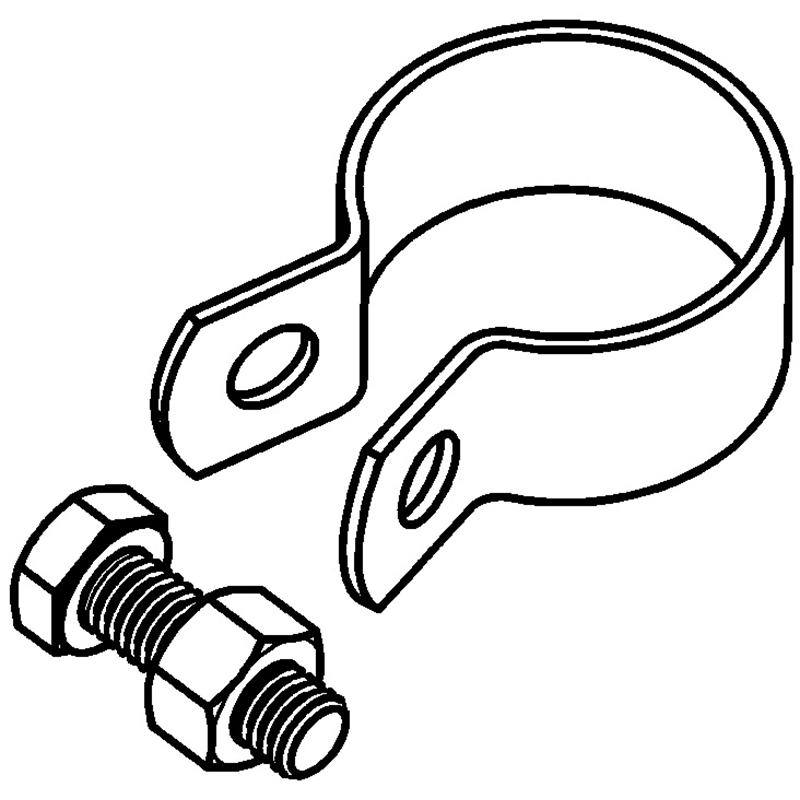 Hangit Pipe Gate Clamp 33mm Bunnings Warehouse