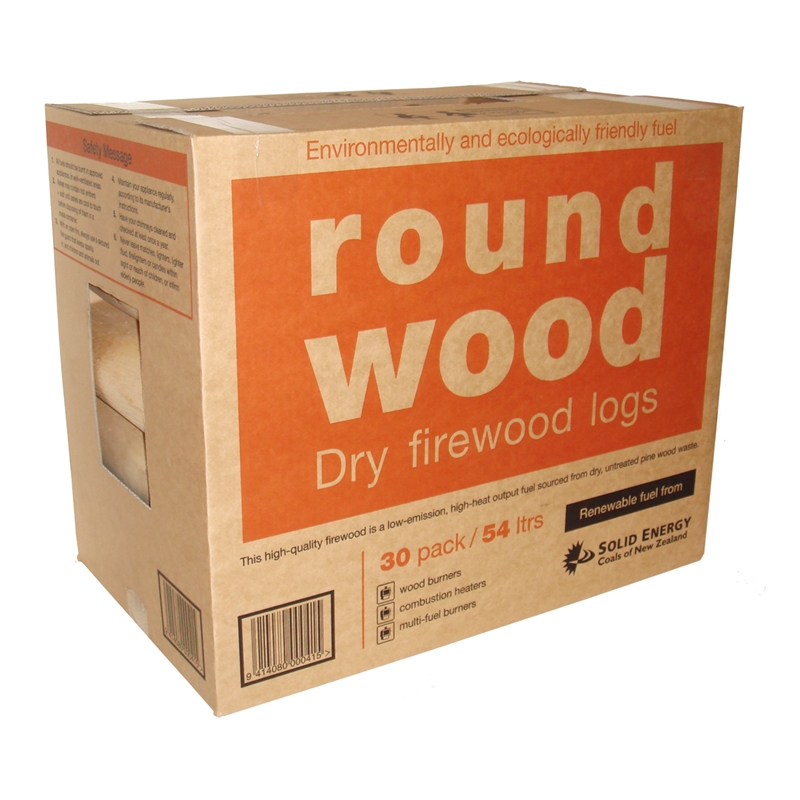 Solid Energy Dry Pine Roundwood Logs 30 Pack SKU 00568753 Bunnings