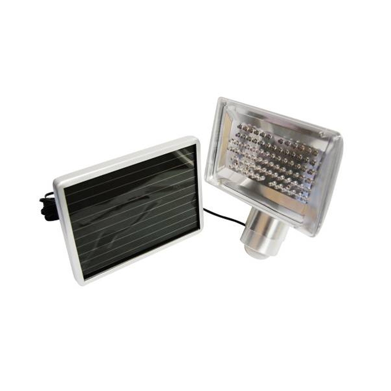 HPM Solar LED Sensor Security Light Silver Bunnings Warehouse