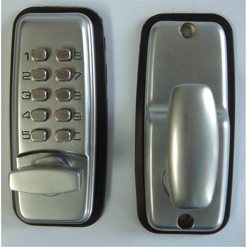Xcel Mini Digital Entrance Lock Silver Bunnings Warehouse