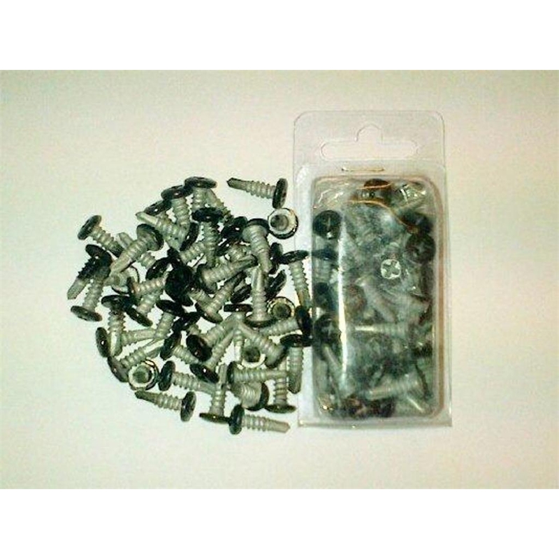 Protector Aluminium Easy Screen Screws Black 50pk Bunnings Warehouse