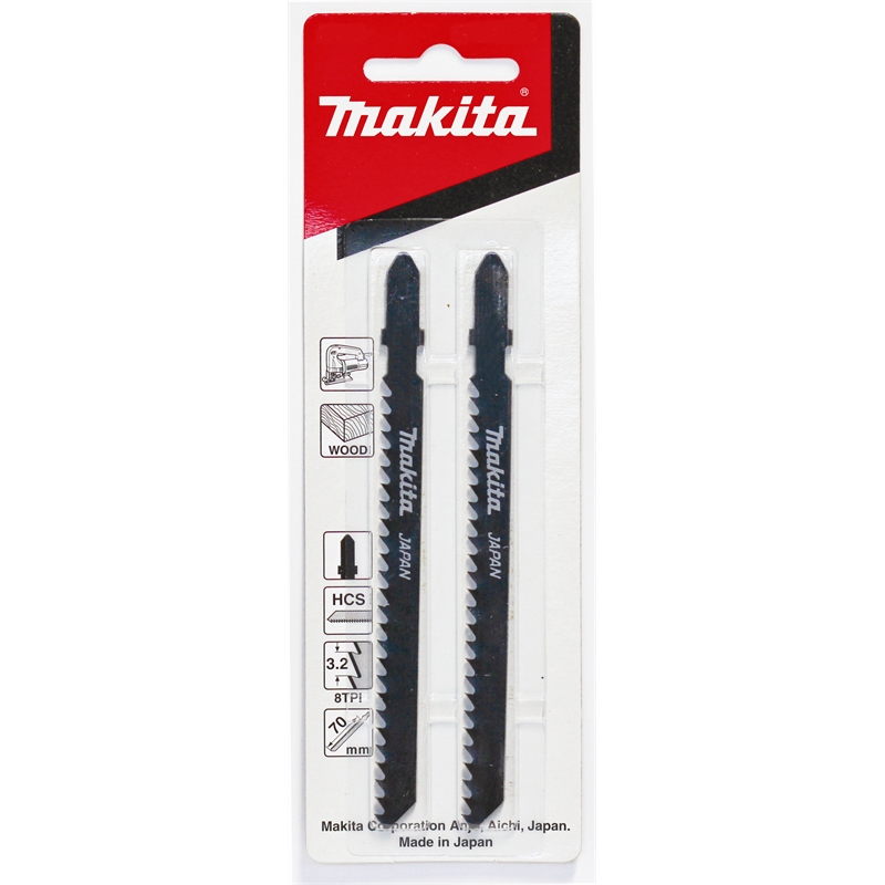 Makita Jigsaw Blade No.B25 9 Teeth 2pk SKU 00819438 Bunnings Warehouse