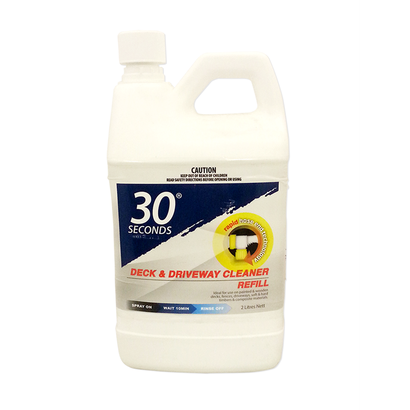 30 Seconds Deck & Driveway Cleaner Refill 2L | Bunnings Warehouse