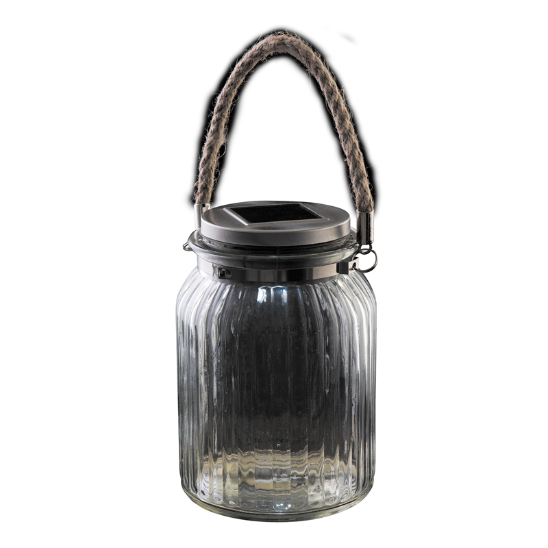 Verve Solar Glass Jar with Rope SKU 00303891 Bunnings Warehouse