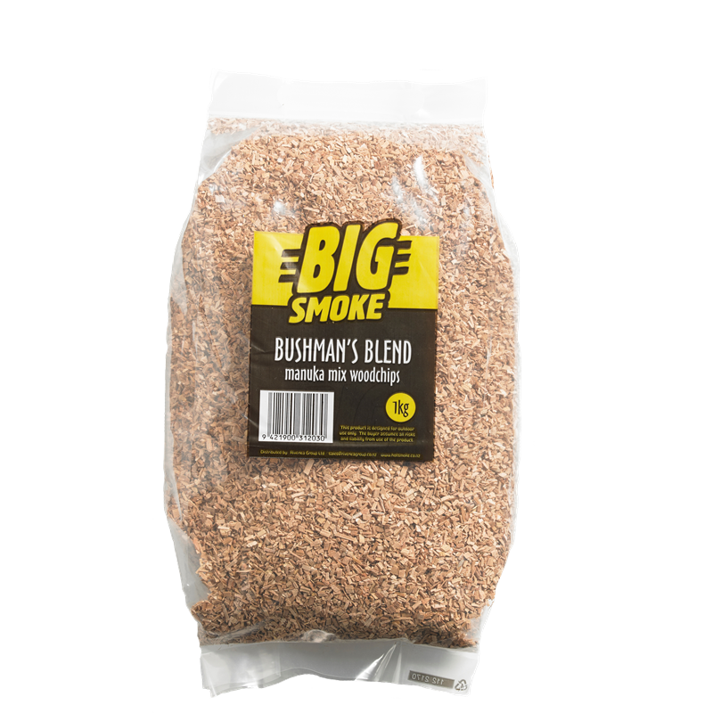 Big Smoke Bushman's Blend Wood Chips 1kg Bunnings Warehouse