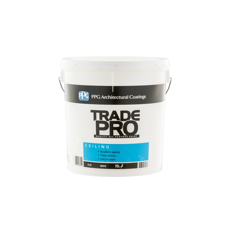 PPG Trade Pro Ceiling 15L White Paint Bunnings Warehouse