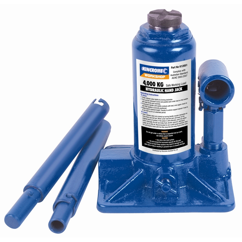 Kincrome Bottle Jack 4000kg K12051 Bunnings Warehouse