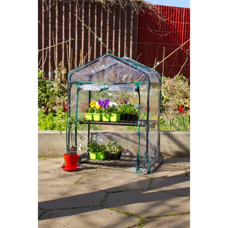 Greenscape Greenhouse Replacement Cover 2-Tier | Bunnings ...