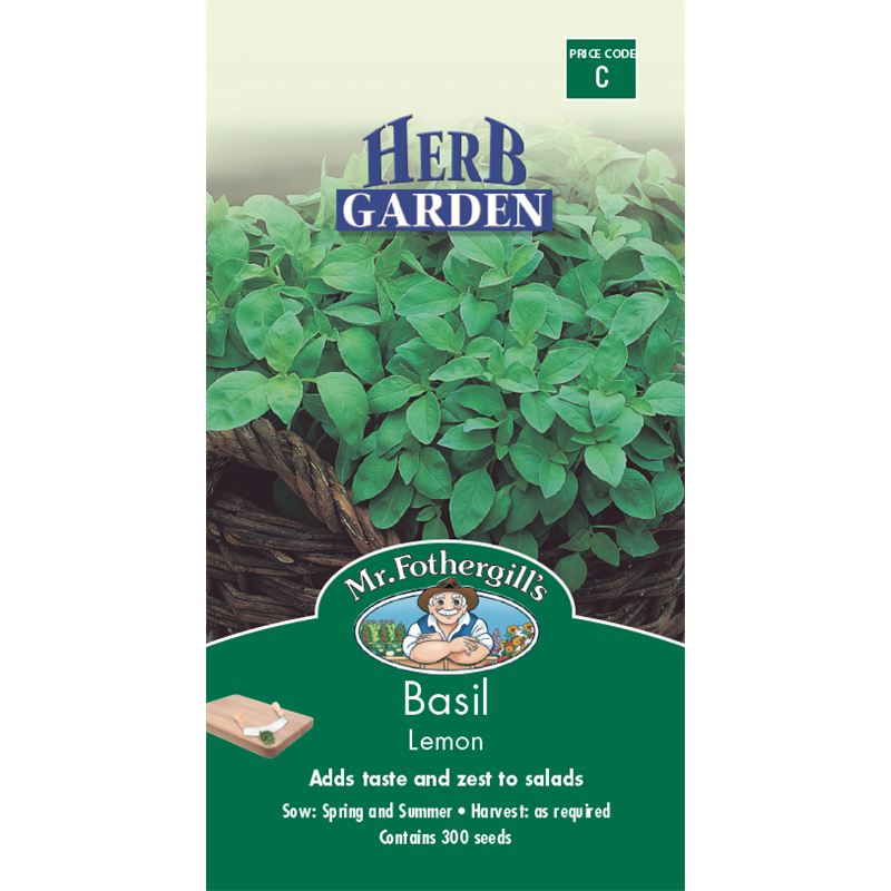 Mr Fothergill's Basil Lemon Seeds Bunnings Warehouse