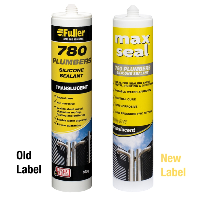 Fuller Maxseal 780 Plumbers Silicone Translucent 300g Bunnings Warehouse