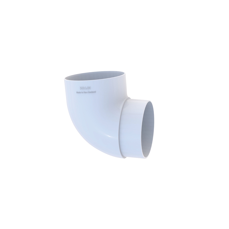Marley RP80® 80mm x 95° White PVC M/F Downpipe Bend Bunnings Warehouse
