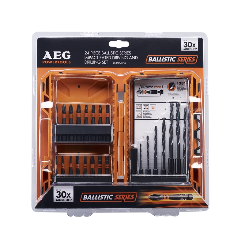 AEG 24 Piece Impact Driver Set Bunnings Warehouse