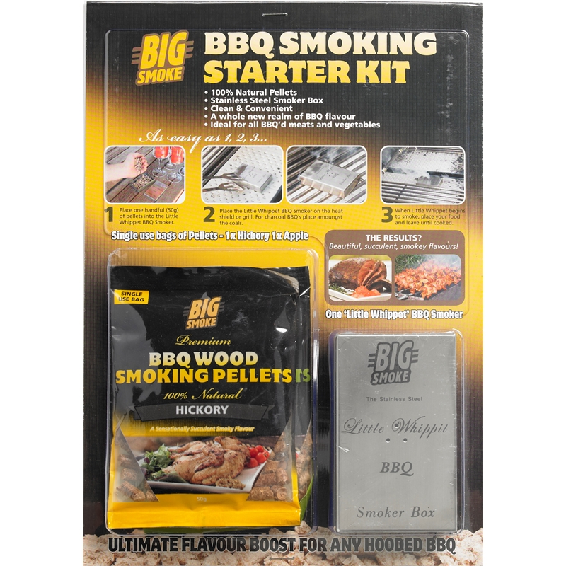 Big Smoke BBQ Smoker Starter Kit SKU 00310497 Bunnings Warehouse