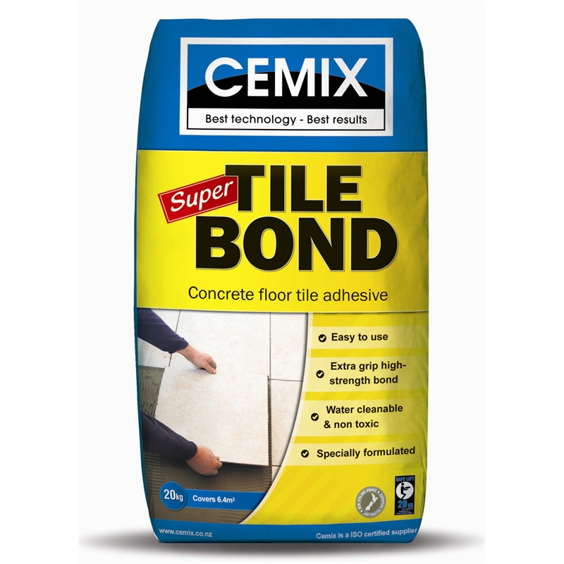 Cemix Super Tile Bond 20kg SKU 00884753 Bunnings Warehouse