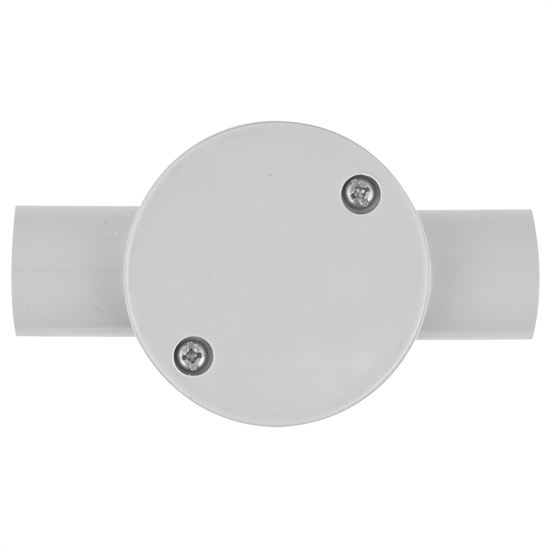 Deta Conduit Fittings 2way Junction Box 25mm Grey Bunnings Warehouse