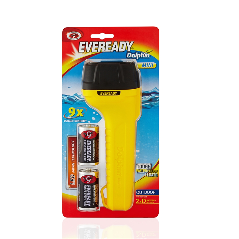 Energizer Eveready Mini Dolphin Torch with Batteries Bunnings Warehouse