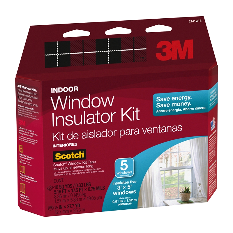 3M™ Window Insulator Kit 5 Windows Bunnings Warehouse