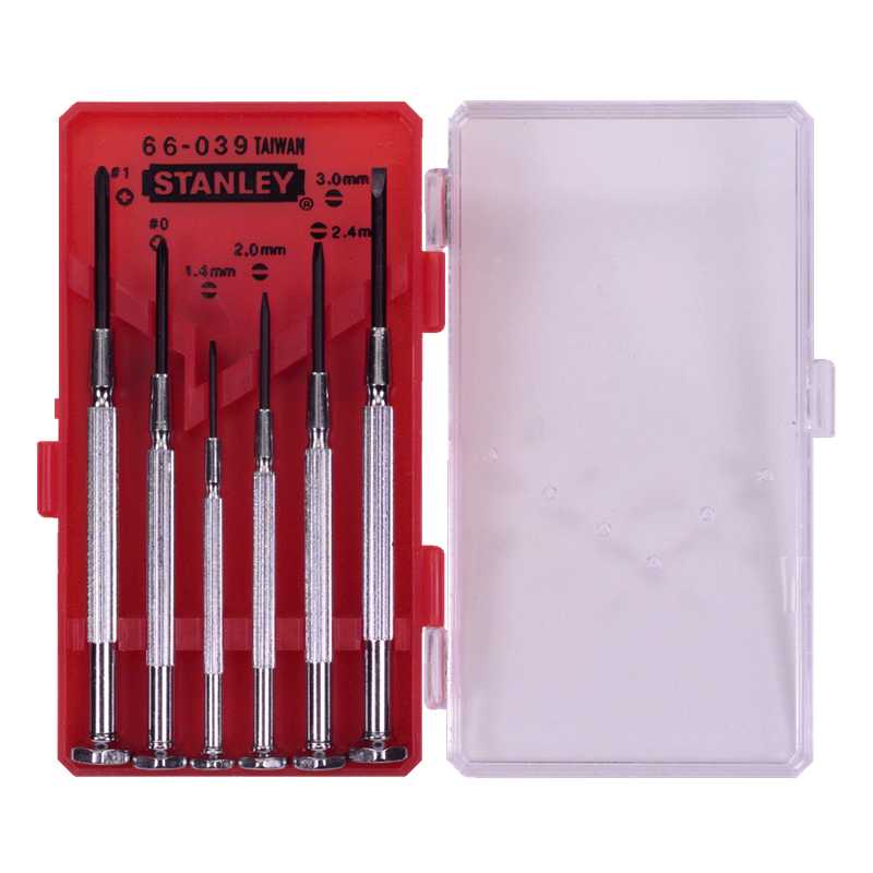 Stanley 6Piece Jewelers Precision Screwdriver Set Bunnings Warehouse