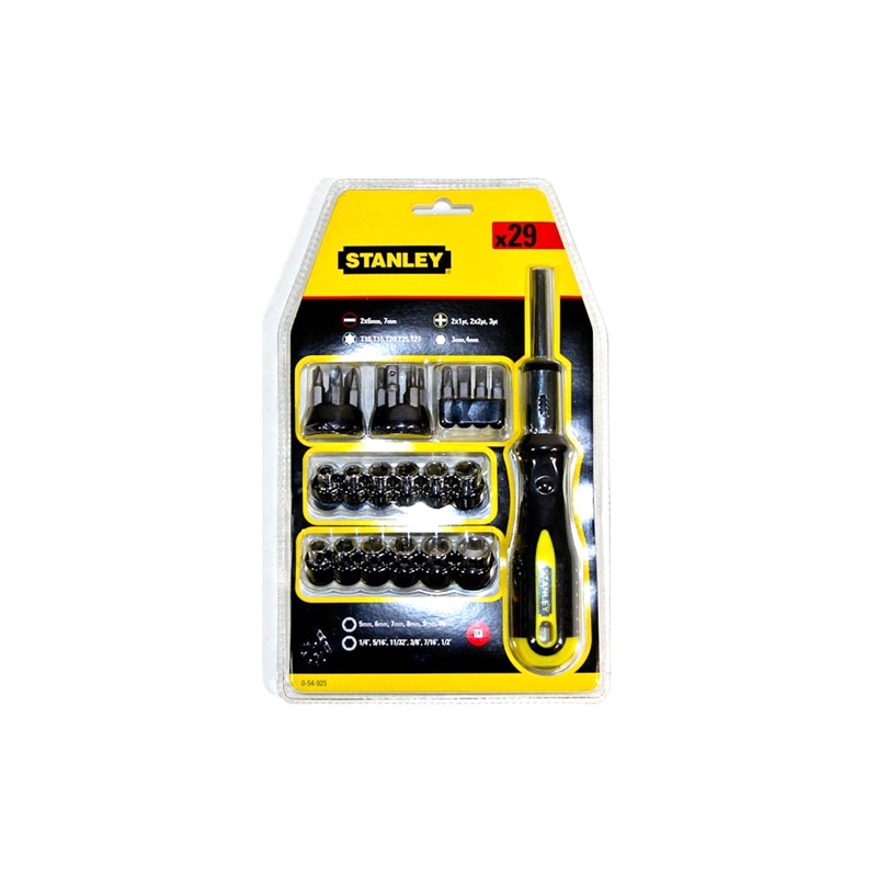 Stanley 29 Piece Multi Bit Ratcheting Screwdriver Set Bunnings Warehouse   Ebfd1bde 4829 4a70 95e0 738187a11cbe 