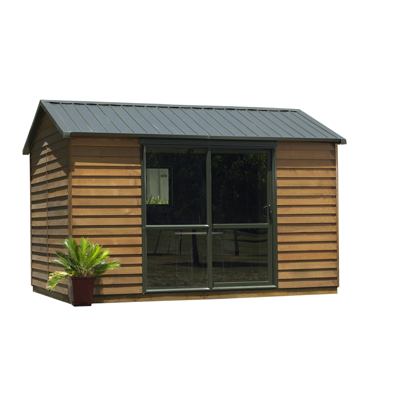 Urban Cedar Cabin Shed Karaka Steel Roof | Bunnings Warehouse