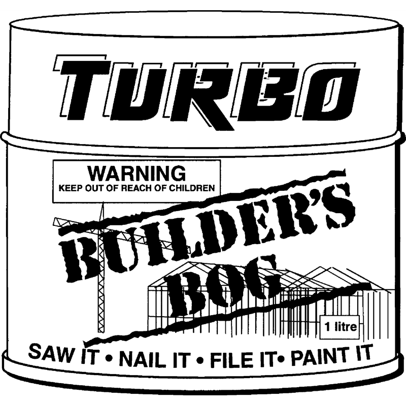Turbo Builder's Bog 250ml SKU 00722613 Bunnings Warehouse