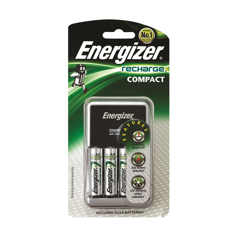 Energizer Compact Battery Charger Bunnings Warehouse