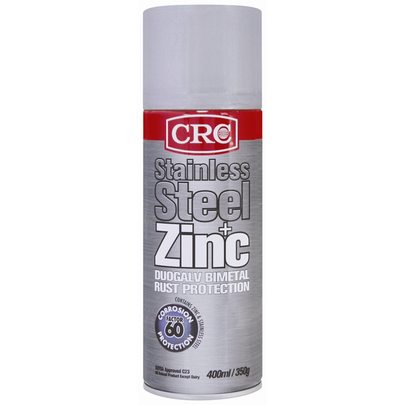 CRC Stainless Steel & Zinc Protection 400ml SKU 00127390 Bunnings