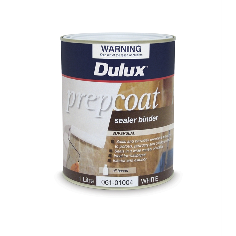 Dulux Prepcoat Superseal Sealer Binder 1L White Bunnings Warehouse
