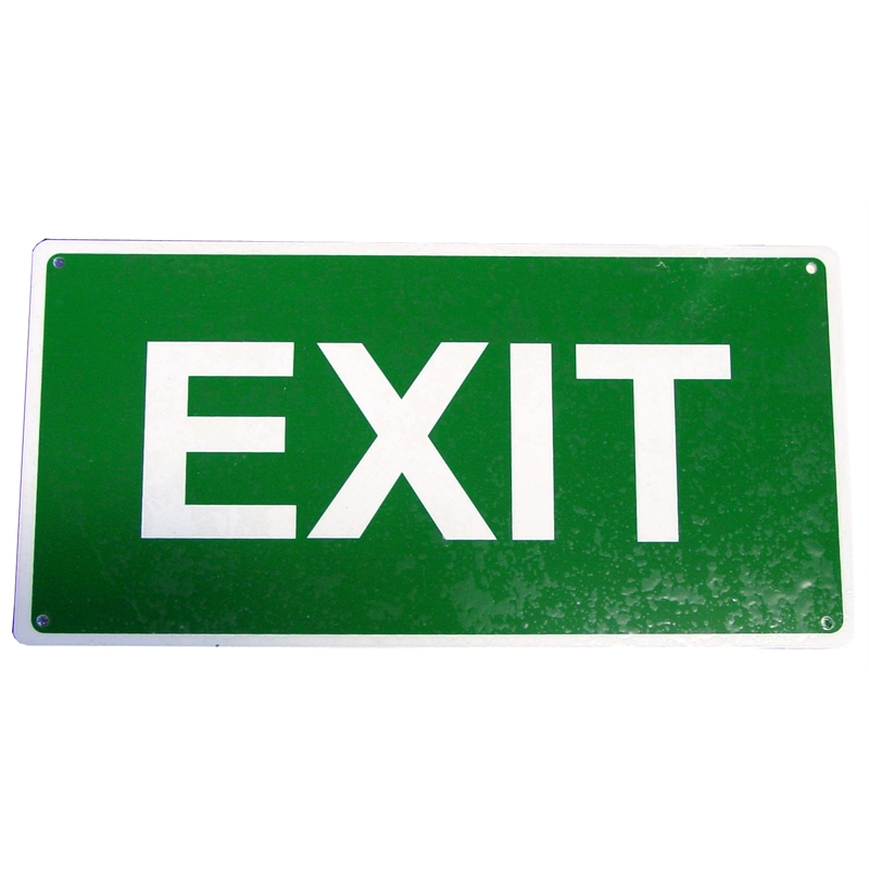 Markit PVC Sign Exit 300 x 150mm SKU 00168678 | Bunnings Warehouse